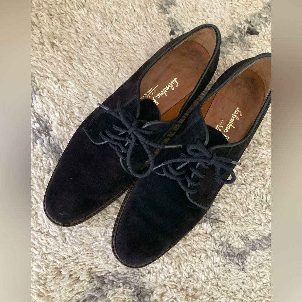 ❤️ Salvatore Ferragamo Sport Women’s 7.5 AA Narrow Suede Made in Italy